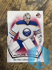 2021-22 UD SP Authentic Future Watch Limited Red Ukko-Pekka Luukkonen #114 Sabres
